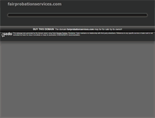 Tablet Screenshot of fairprobationservices.com